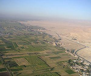 Desert farming forms bacterial communities that promote drought resistance