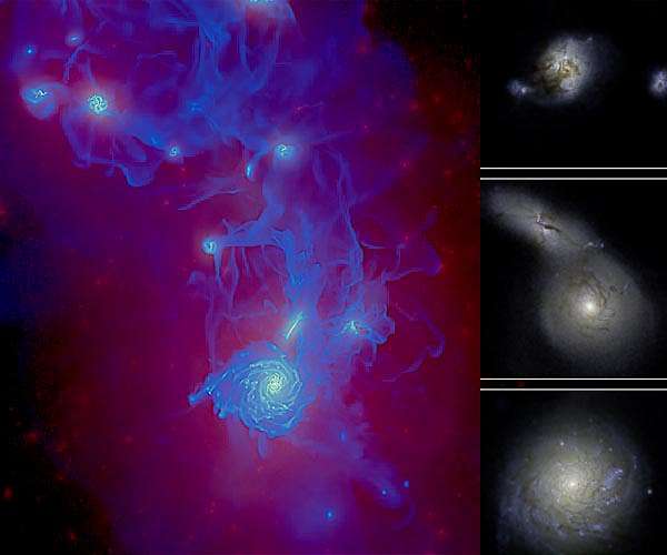 How disorderly young galaxies grow up and mature