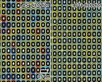 Researchers glimpse distortions in atomic structure of materials
