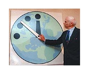 'Doomsday' ticks closer on nuclear, climate fears