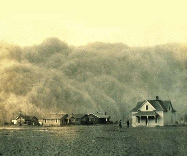 Rising atmospheric dust across the Great Plains recalls lead up to the Dust Bowl