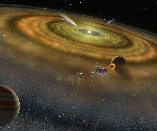 Meteorite analysis shows Earth's building blocks contained water