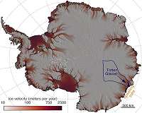 Sea level fears as more of giant Antarctic glacier floating than thought