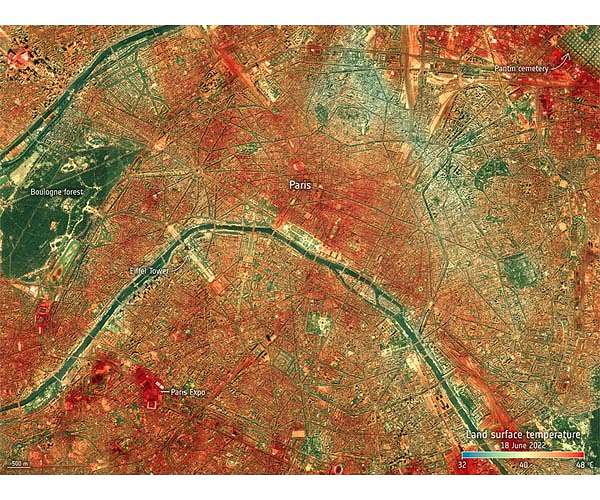 France sizzles in late summer 'heat dome