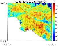 ECOSTRESS Maps LA's Hot Spots