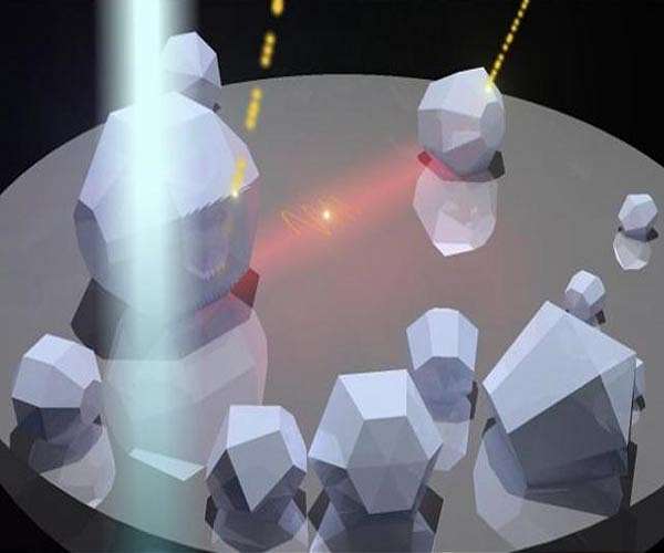 Nanodiamonds feel the heat