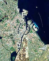 Earth From Space Copenhagen Denmark