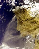 Envisat Sees Smoke From Portuguese Wildfires