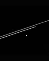 Three Moons Rings And A Phantom Saturn