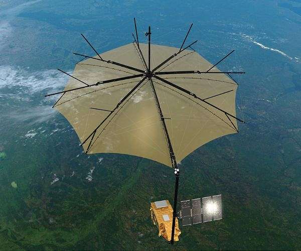 Biomass satellite prepped for launch fuel load