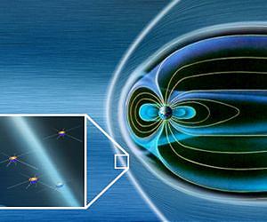 Cluster reveals Earth's bow shock is remarkably thin