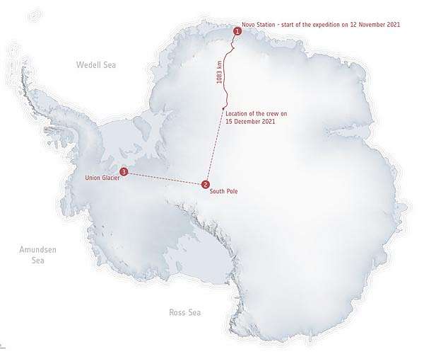 Kitesurfing the white wilderness for polar science