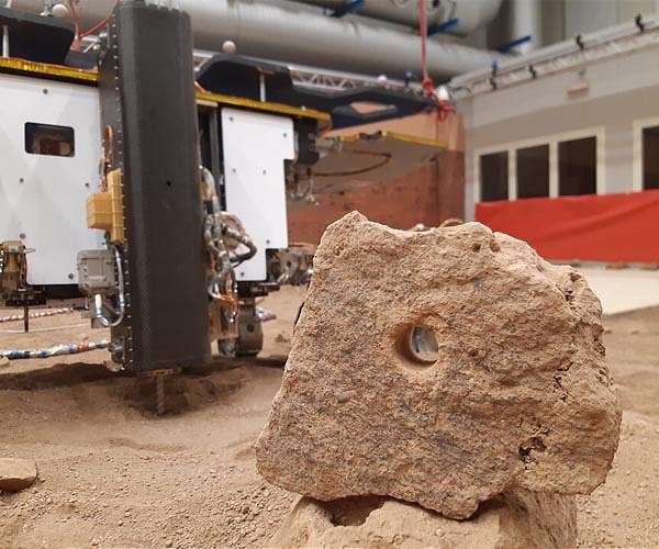 First deep drilling success for ExoMars