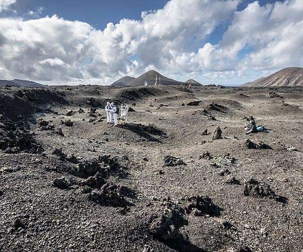 Astronaut training in the land of volcanoes