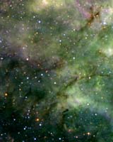 Turbulent And Colourful LMC Region Imaged From La Silla