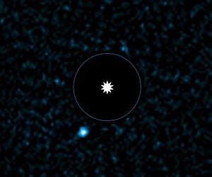 Lightest exoplanet imaged so far?