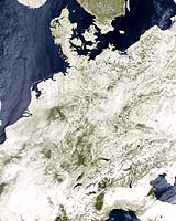 Europe Under Snow