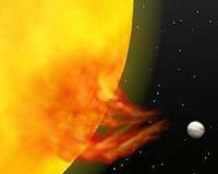 Stellar Storm Points To First Exo-Planet Magnetic Field