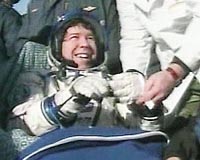 Expedition 20 Crew, Spaceflight Participant Land In Kazakhstan