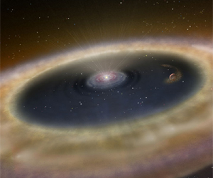 Cosmic Dust Belts without Dust