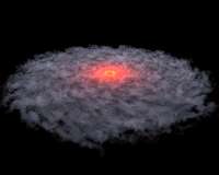 Radio Detection of Lonely Planet Disk Shows Similarity with Stars