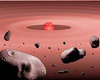 Spitzer sees asteroids around dead suns