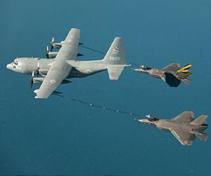 F-35C Completes First In-Flight Dual Refueling
