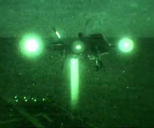F-35B Accomplishes First Night Vertical Landing Aboard USS Wasp