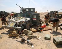 IS suspects fleeing Iraq's Fallujah with civilians