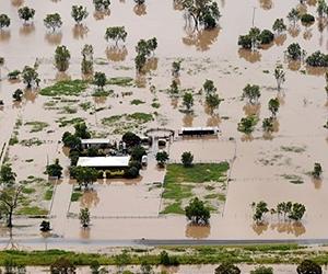 First casualty as floods swamp parts of Australia