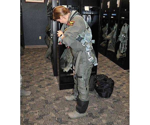 Five female fighter pilots test G-force suits modified for women