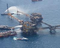 Surveys begin in Gulf of Mexico rig fire
