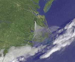 Smoke from Virginia Lateral West Fire