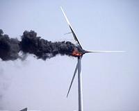 Fires are a major cause of wind farm failure