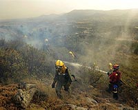 Four firefighters die battling Spain blaze