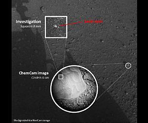 Rover's Laser Instrument Zaps First Martian Rock