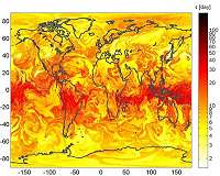 Chaos theory produces map for predicting paths of particles emitted into the atmosphere