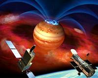 Jupiter's auroras powered by alternating current