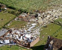 'Like a bomb': four die after tornado hits French towns