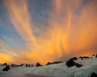 The law of the landscape for glaciers