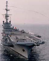 France's Clemenceau aircraft-carrier: a floating embarrassment
