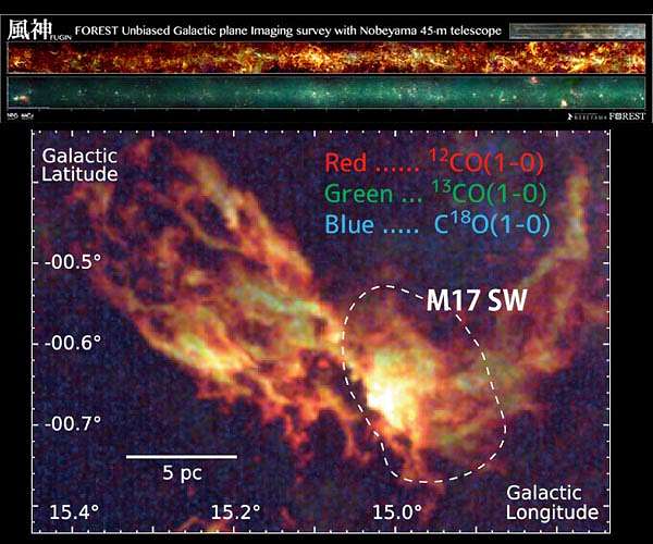 AI draws most accurate map of star birthplaces in the Galaxy