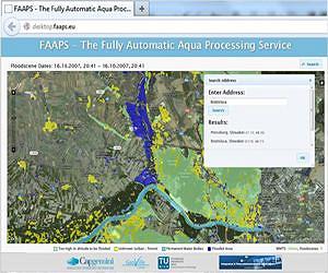 Satellite flood maps reach crisis teams via Internet