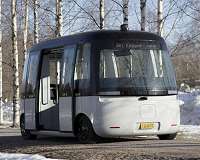 First autonomous driving shuttle bus for all weather conditions