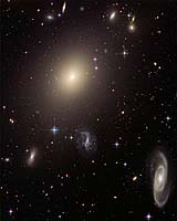 Hubble Illuminates Cluster Of Diverse Galaxies