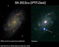 Supernova Caught in the Act by Palomar Transient Factory