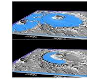 Climate cycles may explain how running water carved Mars' surface features