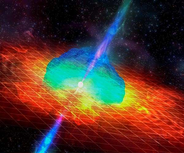 Gamma-ray burst is 'Rosetta Stone' for finding neutron star collisions