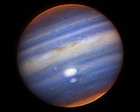 Gemini Captures Close Encounter Of Two Jupiter Red Spots