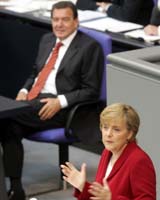 Merkel To Improve U.S.-German Ties